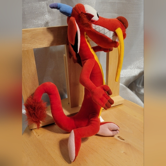Original Disney Store Mulan Mushu Dragon Plush Stuffed Animal - Picture 3 of 14